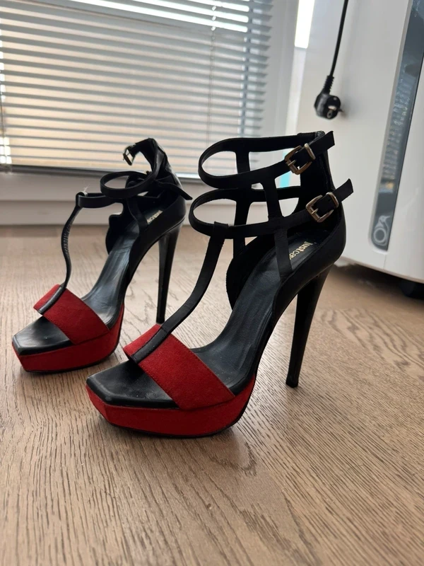 Leather High Heels